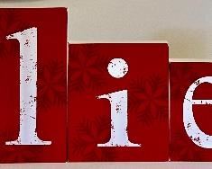 Grandin Road "Believe" Sign