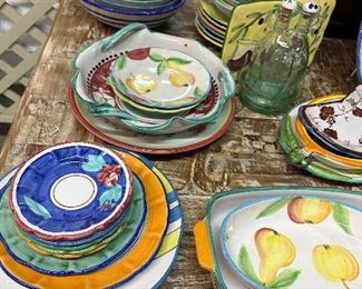 Hand Painted Italian Dishes