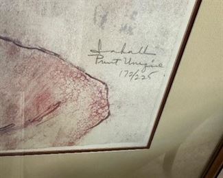 Signature and number