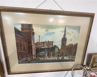 Watercolor by Carl Swenson