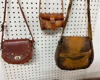 Vintage Tooled Leather Purses