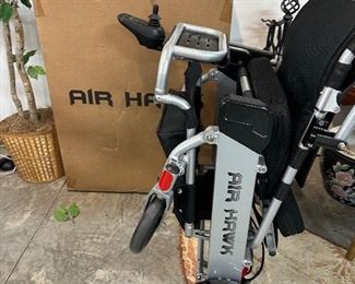 Electric wheelchair with original box