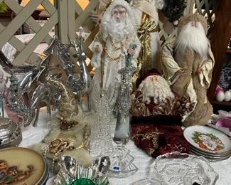 Christmas Santas and Decor