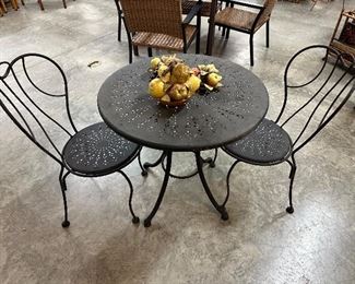 Iron Bistro Set