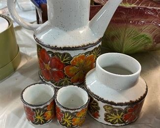 Vintage England Midwinter Stonehenge Nasturtium Pattern