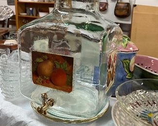 Glass Drink Dispenser