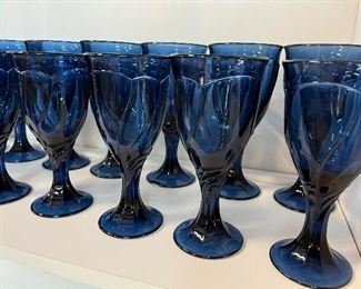 Noritake Blue Glassware
