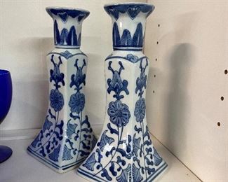 Pair of Two's Company Candle Holders