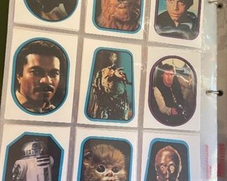 Star Wars collectible cards