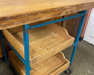 Fabulous Industrial Bar Cart/Island