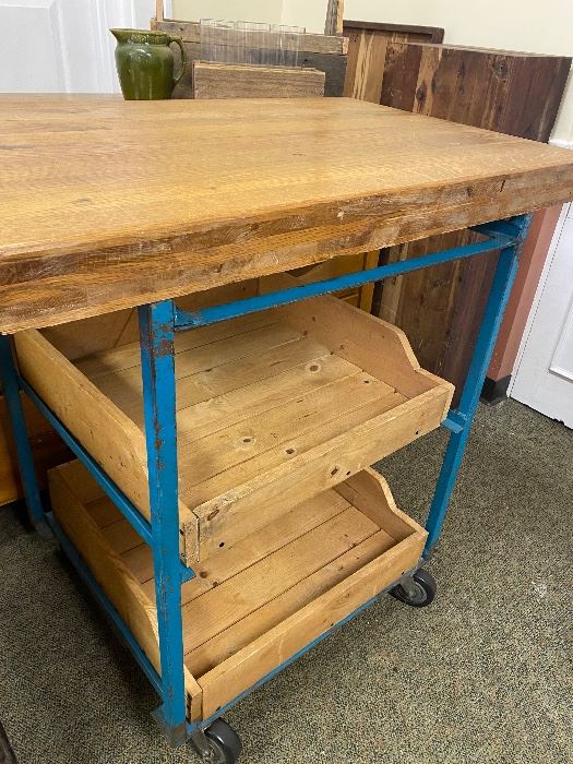 Fabulous Industrial Bar Cart/Island