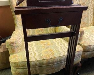 Vintage Wood Valet Stand