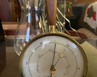 Vintage MCM Barometer Airguige