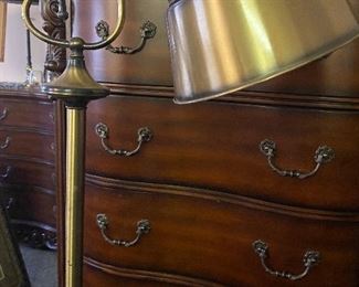 Vintage Brass Floor Lamp