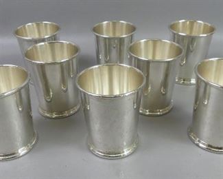 8 sterling mint julep cups