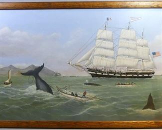 Reginald Nickerson painting