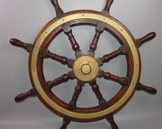 2 fine ship wheels
