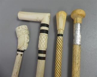 Whale bone canes