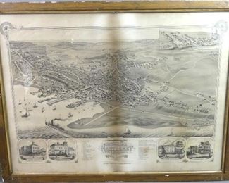Antique Nantucket map