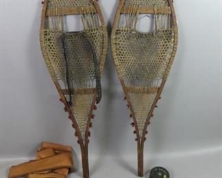 Native American snowshoes & Shakespeare reel