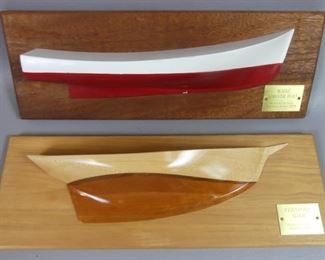 8 half hulls by Maine carver 