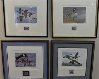 Bird stamps and prints
