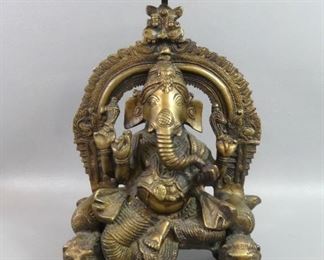 Bronze ganesh god