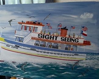 This painting is not for sale!  We all remember this growing up here in Corpus Christi!