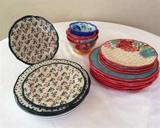 Assortment of Plates and Bowls