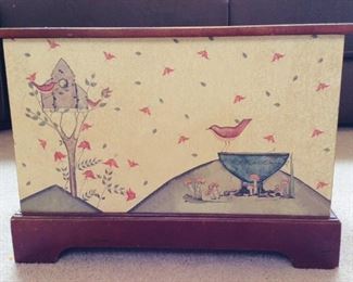 Decorative Country Themed Wood Trunk