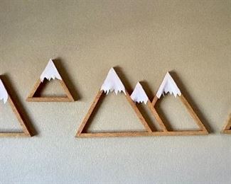 Wood Mountain Wall Decor