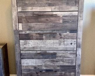 Ashley Furniture Gray Distressed Dresser