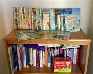 Little Golden Books, Children's Books, and Bookcase