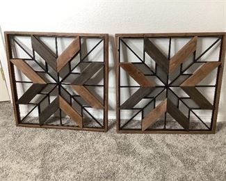 Geometric Star Wood Wall Decor