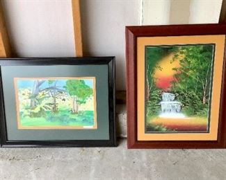 (2) Framed Wall Art