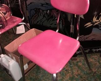 Red School Chairs