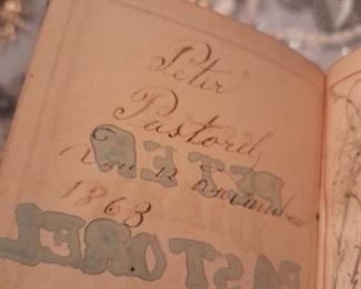 ORIGINAL 1864 Antique Civil War Era Journal