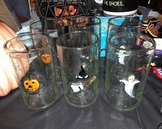 Halloween Drinking Glass Tumblers