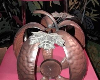 Pumpkin Votive Tea Light Candle Holder