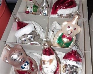 Assorted Glass Christmas Ornaments