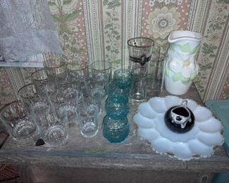Assorted Kitchen Contents (Glassware, China, Dishware, Etc.)