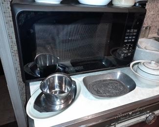 Assorted Kitchen Contents (Glassware, China, Dishware, Etc.)