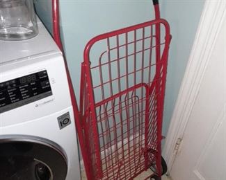 Folding Shopping Basket On Wheels