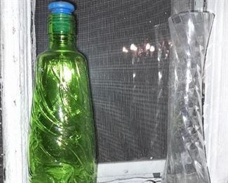 Green Glass Bottle