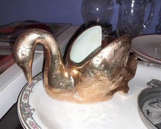 Golden Swan Planter