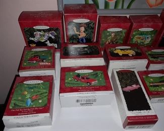 Assorted Vintage Collectible Hallmark Keepsake Ornaments In Box (Disney, Etc.)