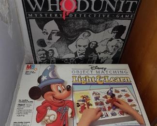 Vintage Disney Light & Learn Board Game
