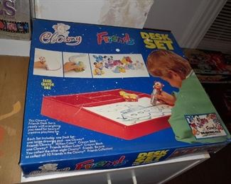 Vintage Clown Friends Desk Activity Set