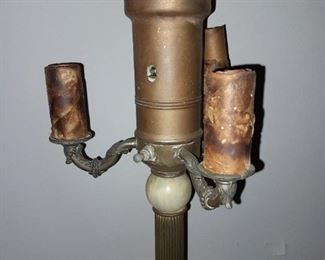 Antique Torchiere Floor Lamp