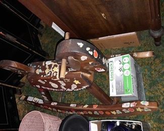 Wooden Rocking Horse